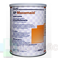 XP Максамейд [ апельсиновый вкус лечебное питание для детей от 1 года до 8 лет, больных фенилкетонурией 500г ]